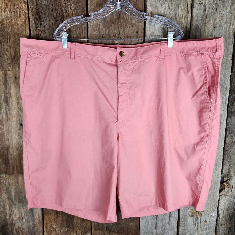 Columbia Mens Salmon Pink Outdoor Casual Hiking Shorts Size 52W 10L